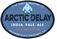 arctic delay ipa tap label